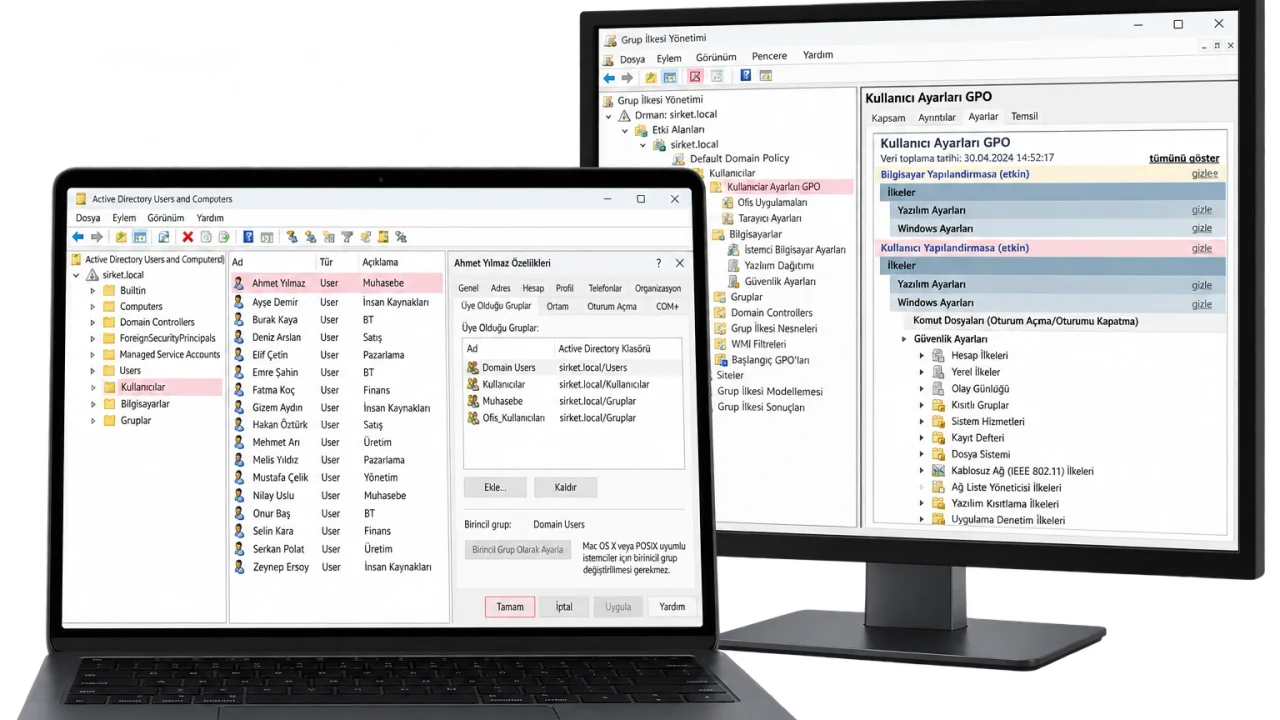 Active Directory Nedir? Domain Yönetimi Rehberi