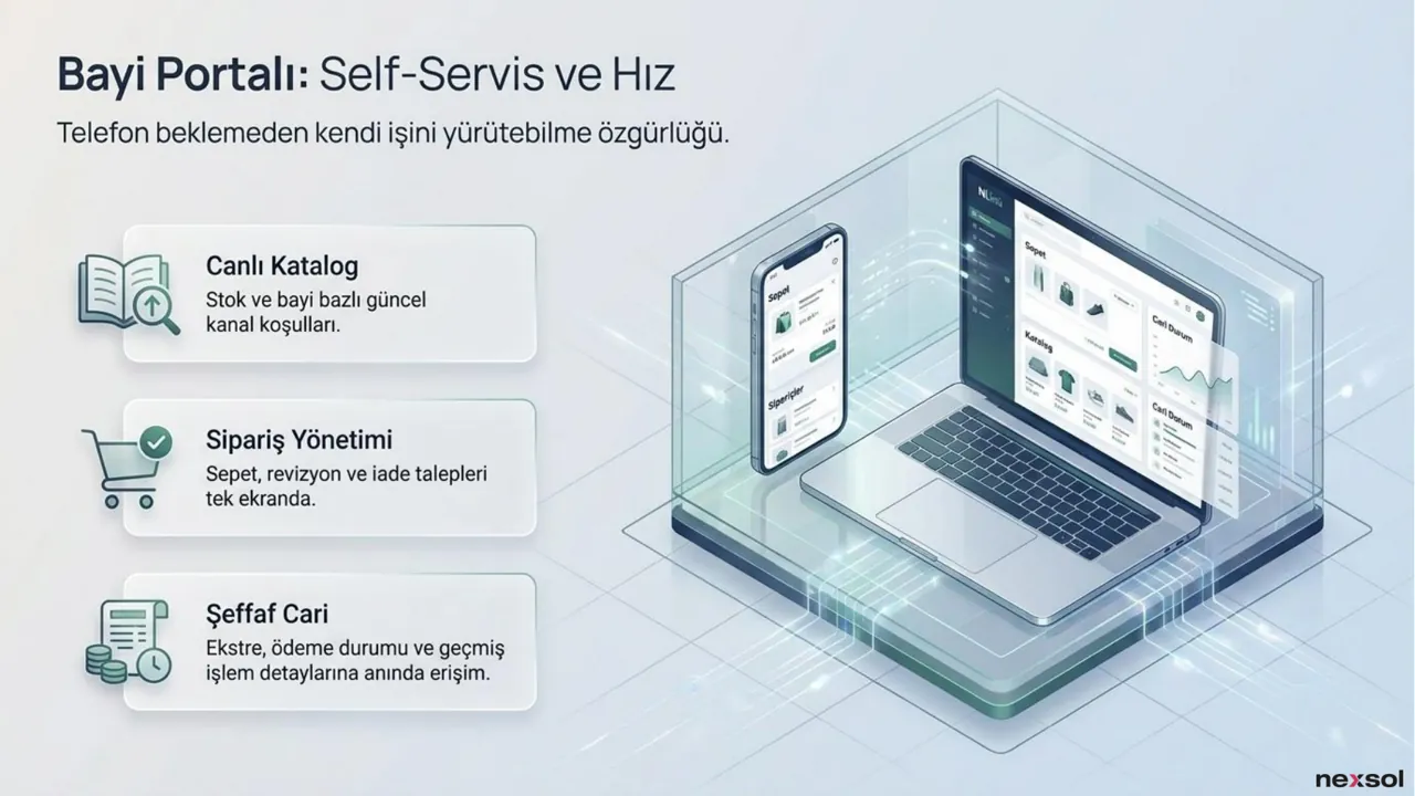 NLink — Bayi Portalı (Self-Servis ve Hız)