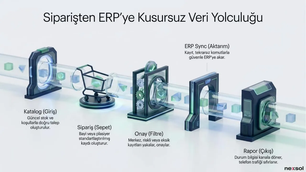 NLink — Siparişten ERP'ye Kusursuz Veri Yolculuğu