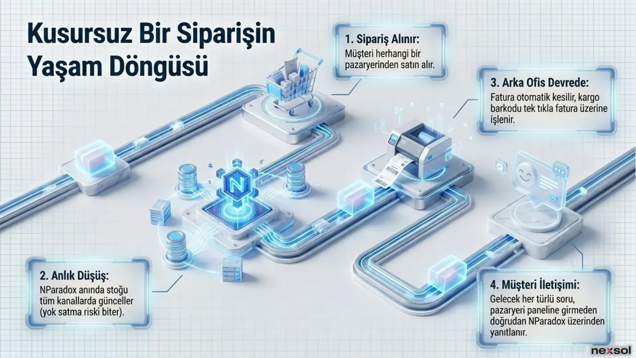 NParadox — Kusursuz Sipariş Yaşam Döngüsü