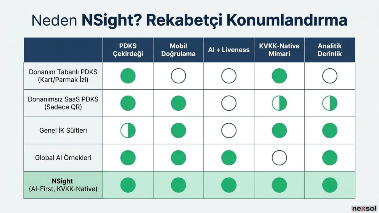NSight — Rekabetçi Konumlandırma