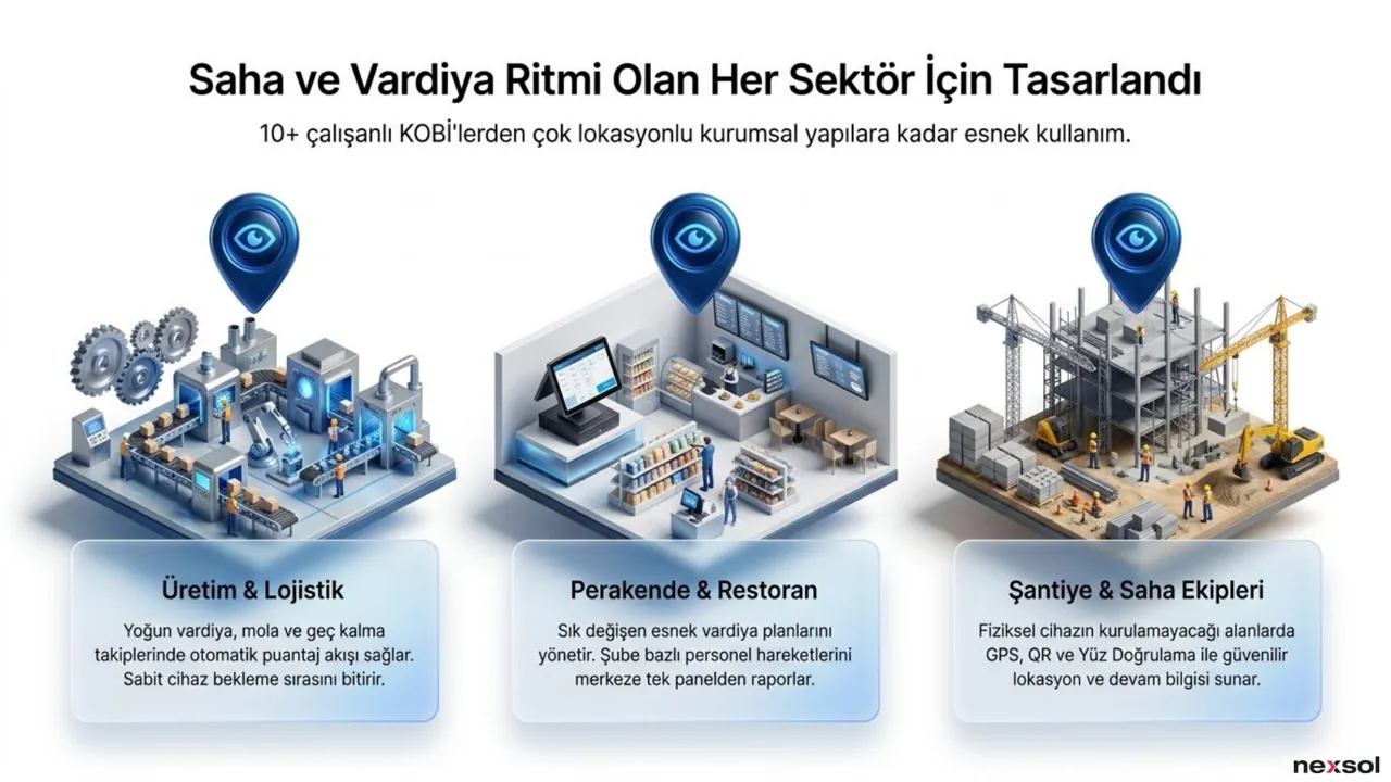 NSight — Saha ve Vardiya Ritmi Olan Her Sektör İçin