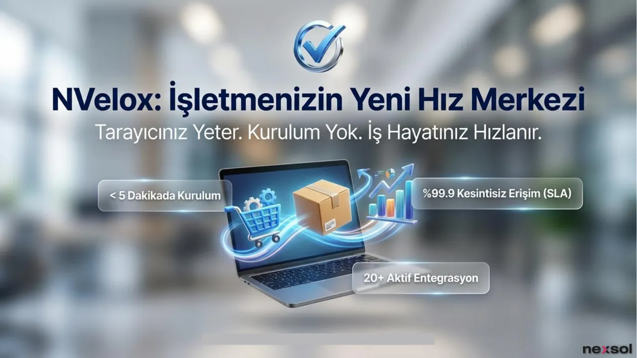 Sipariş, stok, depo ve lojistik operasyonunu birleştirin