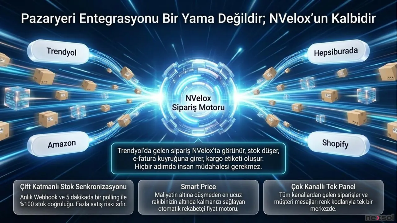 NVelox — Pazaryeri Entegrasyonu