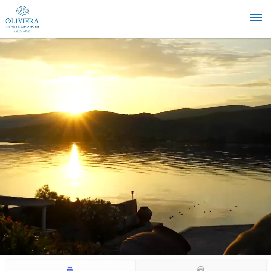 Oliviera Hotel web sitesi ekran görüntüsü